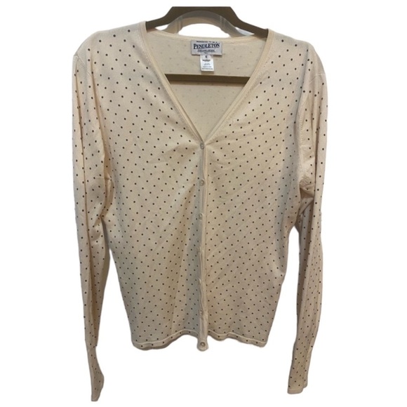 Pendleton polka dot button up cardigan - Picture 1 of 7